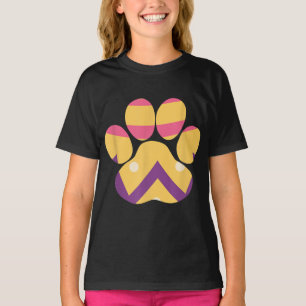 Buntes Osterei-Ostern Pfote Lustiger Hund Katze Li T-Shirt