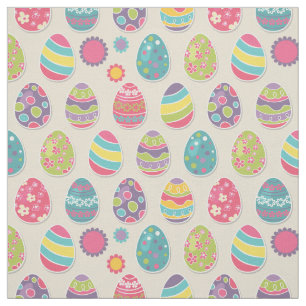 Buntes Ostereigewebe Stoff