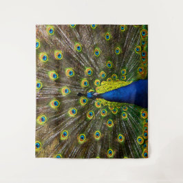 Buntes Pfau Wandteppich