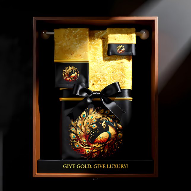 Buntes Pfauenspiel Badhandtuch Set (Von Creator hochgeladen)