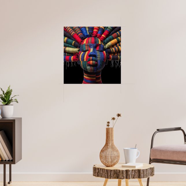 Buntes Plakat zur Würdigung Schwarzer Frauen (Wohnzimmer 3)