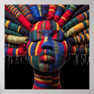 Buntes Plakat zur Würdigung Schwarzer Frauen