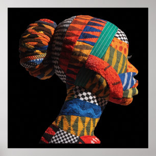 Buntes Plakat zur Würdigung Schwarzer Frauen