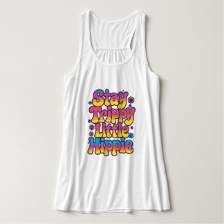 Buntes psychedelisches Bleib trippy Hippie Tank Top