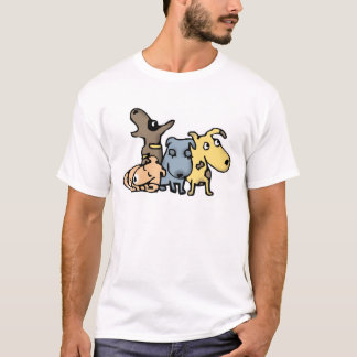 Buntes Puppyes T-Shirt
