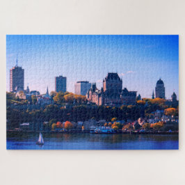 Buntes Québec-Stadt Puzzle
