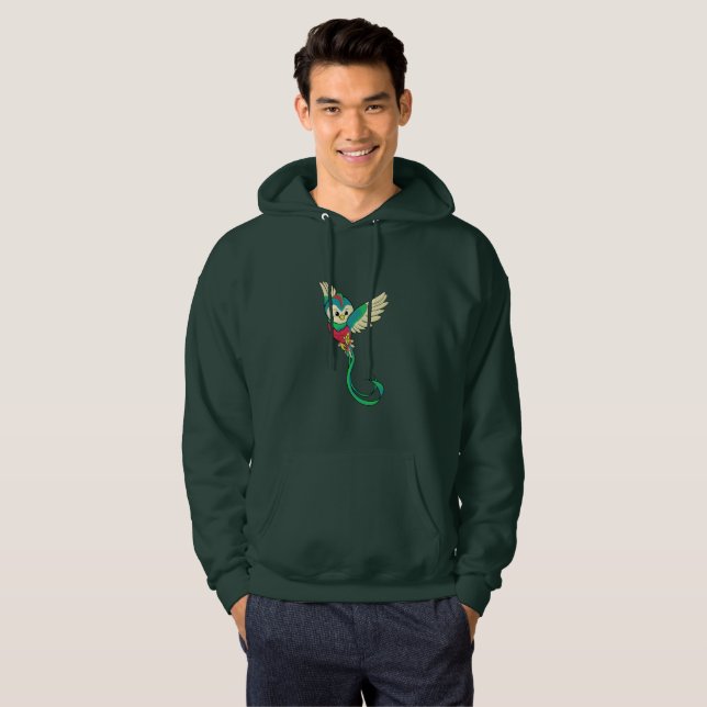 Buntes Quetzal! Hoodie (Vorne ganz)