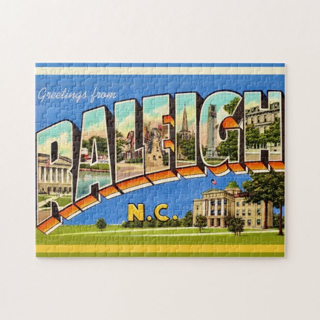 Buntes Raleigh NC 11x14  Puzzle (Horizontal)