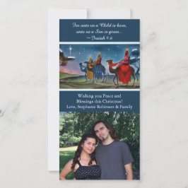 Buntes Reisend-Foto-christliches Weihnachten