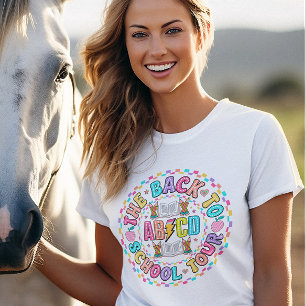 Buntes Retro-Lehrer-Zitat-T-Shirt T-Shirt