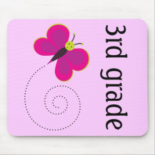 Buntes Rosa-3. Grad-Lehrer Mousepad
