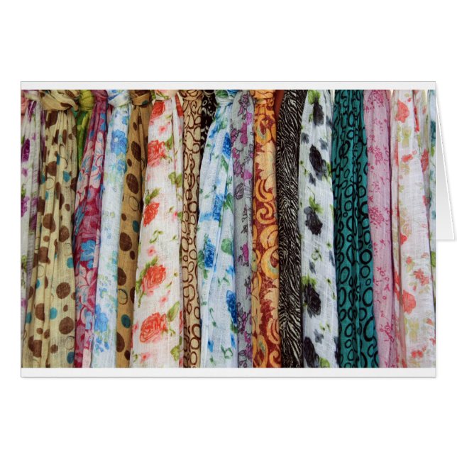 Buntes Schal-Muster (Vorderseite (Horizontal))