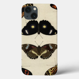 Buntes Schmetterlings-Gemisch auf Sahnehintergrund Case-Mate iPhone Hülle