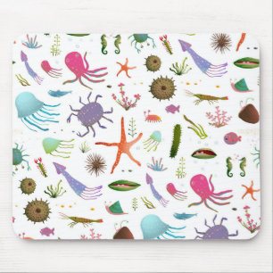 Buntes Seeleben Mousepad