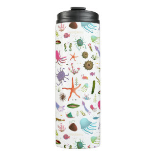 Buntes Seeleben Thermosbecher