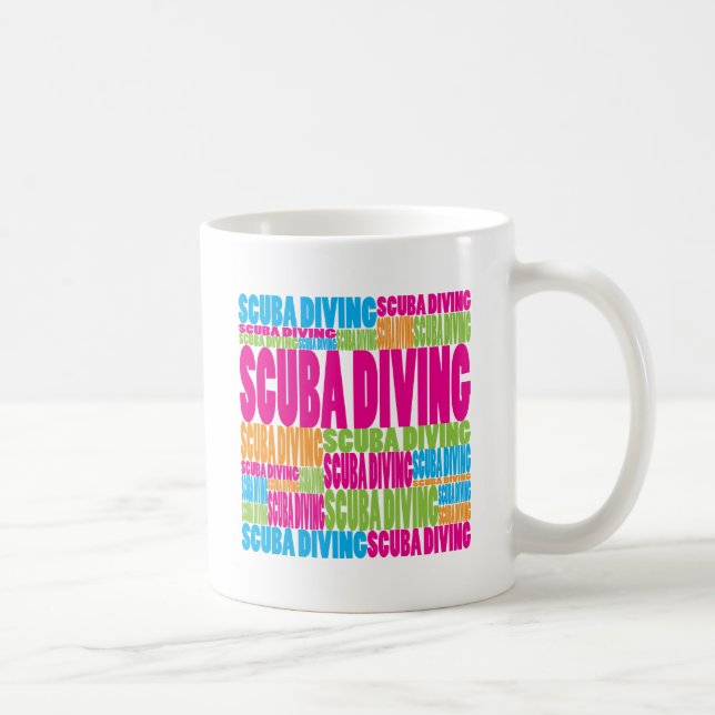 Buntes Sporttauchen Tasse (Rechts)