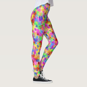 Buntes Spritzer-Farben-Regenbogen-Spritzen-Trendy Leggings