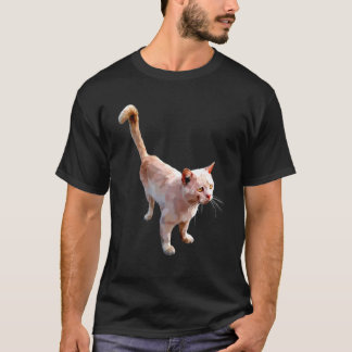 Buntes Süßes Katzen Grafik T-Shirt