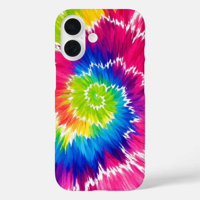 Buntes Tie Dye Handyhülle Case-Mate iPhone Hülle (Rückseite)