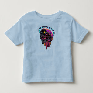 Buntes Totenkopf Süßer Baby Junge Mädchen Hallowee Kleinkind T-shirt