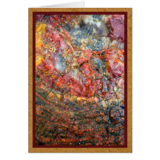 Buntes versteinertes Holz