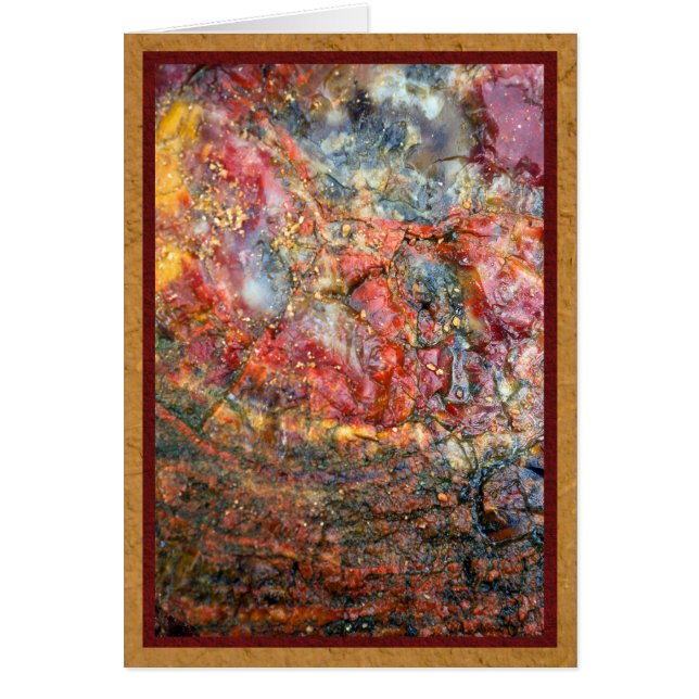 Buntes versteinertes Holz (Vorne)