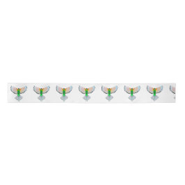 Buntes Vogel-Fliegen - Satinband