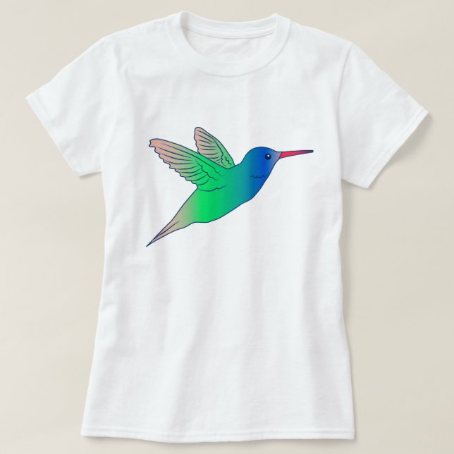 Buntes Vogel Grafik T-Shirt (Design vorne)