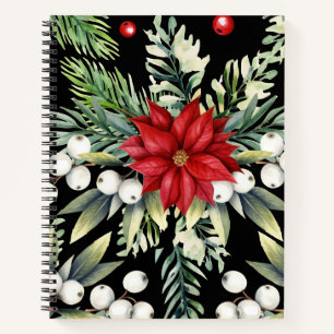 Buntes Weihnachts-Notizbuch – Festliches Winter-De Notizbuch