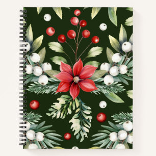 Buntes Weihnachts-Notizbuch – Festliches Winter-De Notizbuch