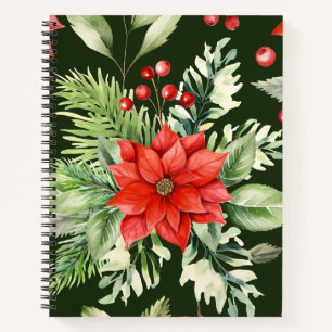Buntes Weihnachts-Notizbuch – Festliches Winter-De Notizbuch
