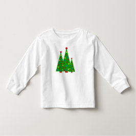 Buntes Weihnachtsbaum-frohe Weihnacht-Kind Kleinkind T-shirt