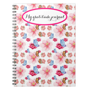 Buntes Wildblumen-Design Notizblock