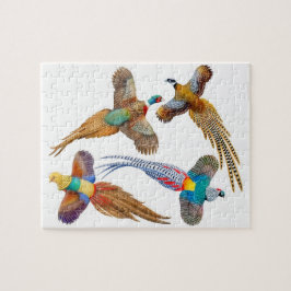Buntes wildes Fasan-Puzzlespiel Puzzle