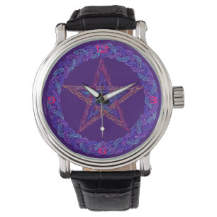 Buntes Zeitalter Wiccan heidnische Armbanduhr