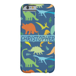 Buntes zu personifizieren Dinosaurier-Muster Case-Mate iPhone Hülle