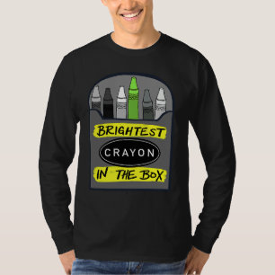 Buntester Buntstift in der Schachtel Zurück zur Sc T-Shirt