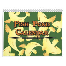 Buntgestalteter Koi-Fischteich - Kalender