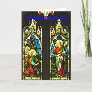 Buntglas #4 feiertagskarte