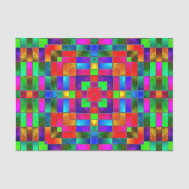 Buntglas 6 seidenpapier (Vorderseite)