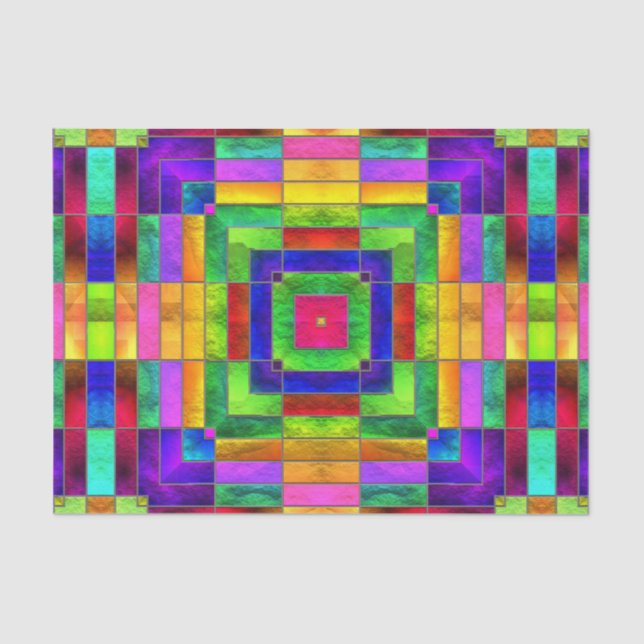 Buntglas 7 seidenpapier (Vorderseite)