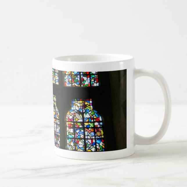 Buntglas-Barcelona-Fotografie Sagrada Familia Kaffeetasse (Rechts)