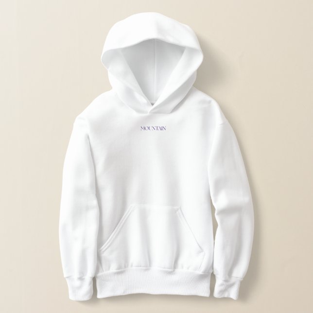 Buntglas-Berg-Kapuzenpullover Hoodie (Ablage )