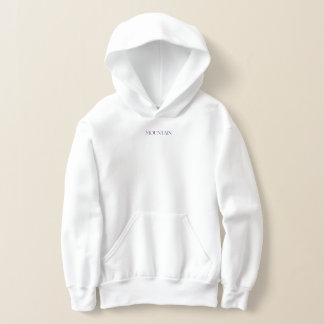 Buntglas-Berg-Kapuzenpullover Hoodie