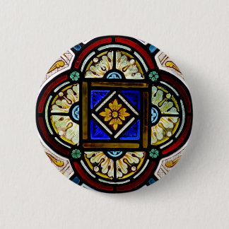 Buntglas-Fenster Button