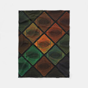 Buntglas Fleecedecke