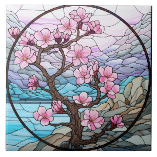 Buntglas Fliese