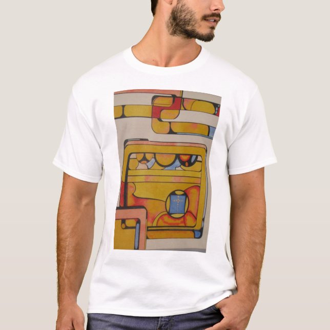 "Buntglas für Duchamp " T-Shirt (Vorderseite)