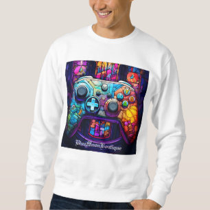 Buntglas-Gaming Sweatshirt