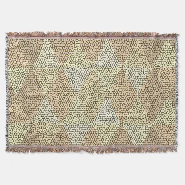 Buntglas Gold Diamantmuster Decke (Vorderseite)